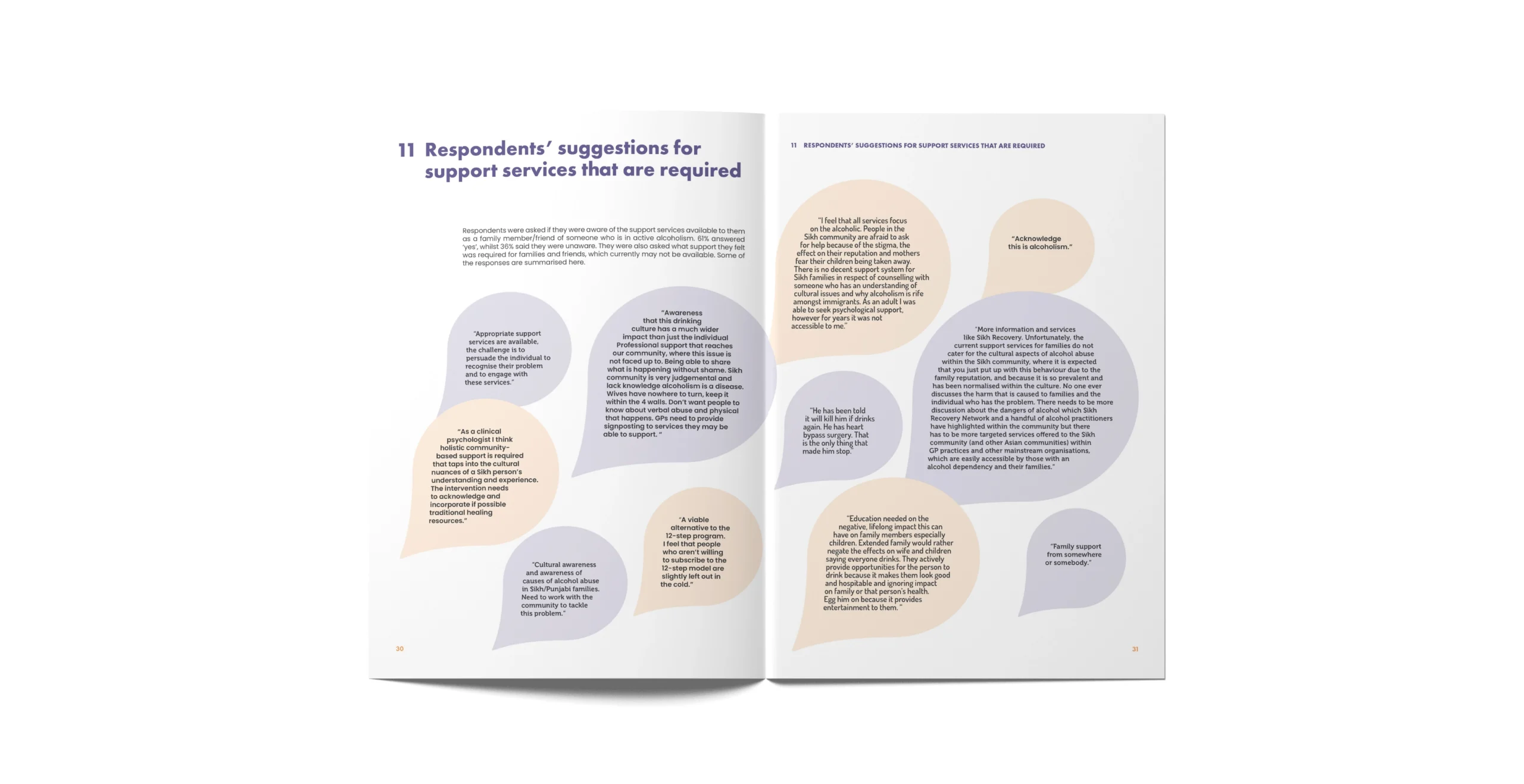 SIkh Recover Network Report internal pages