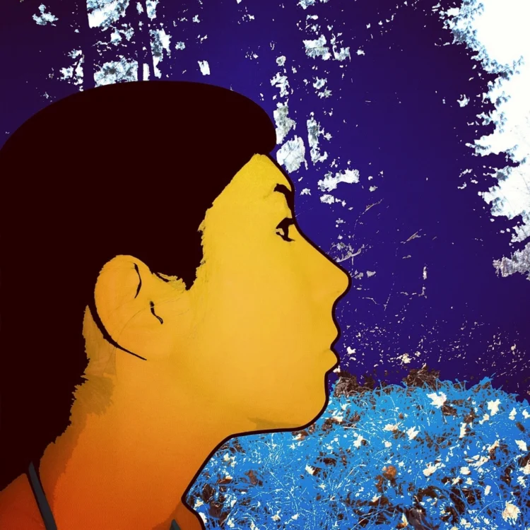 Ludovica graphic self portrait