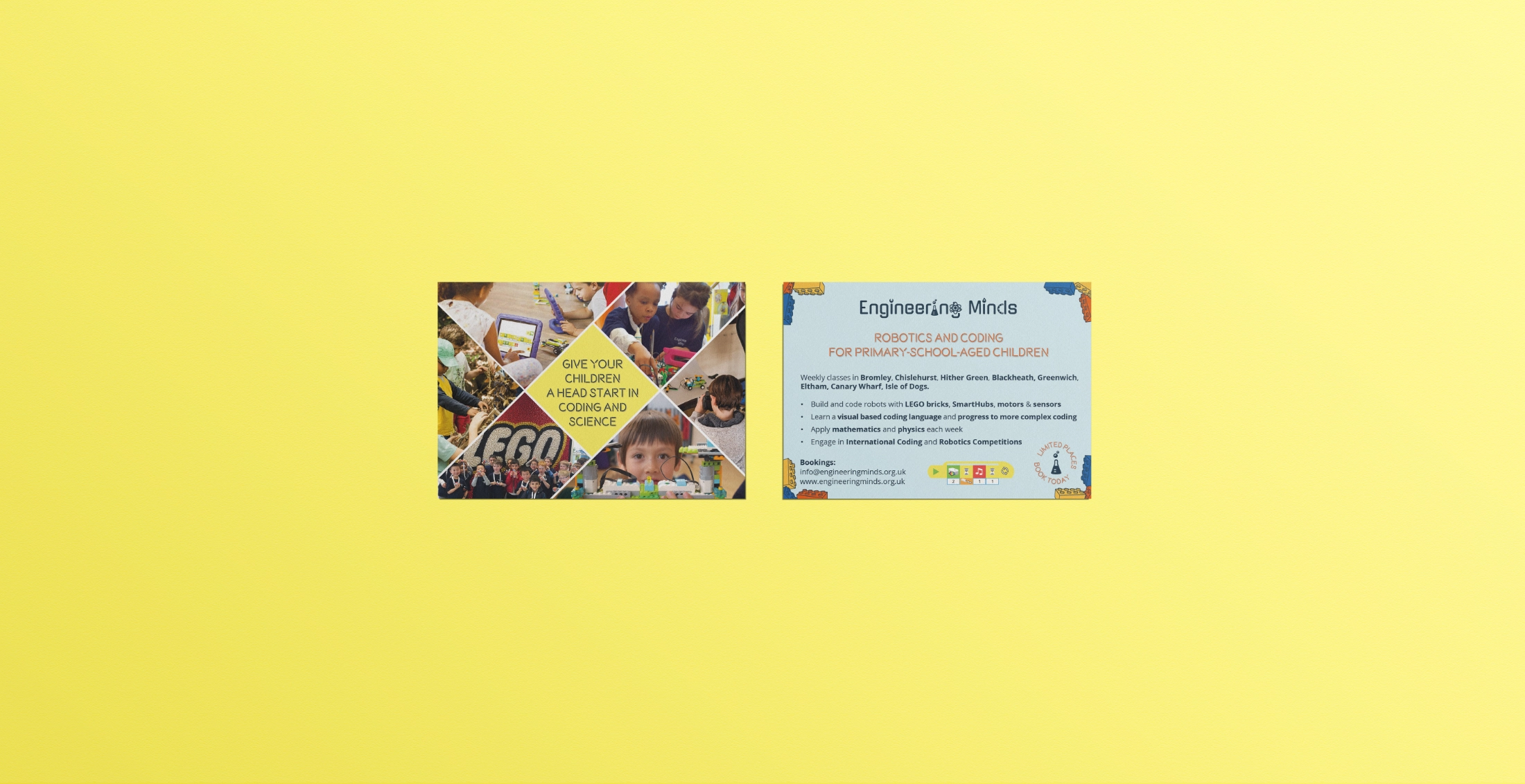 Engineering Minds - promocard