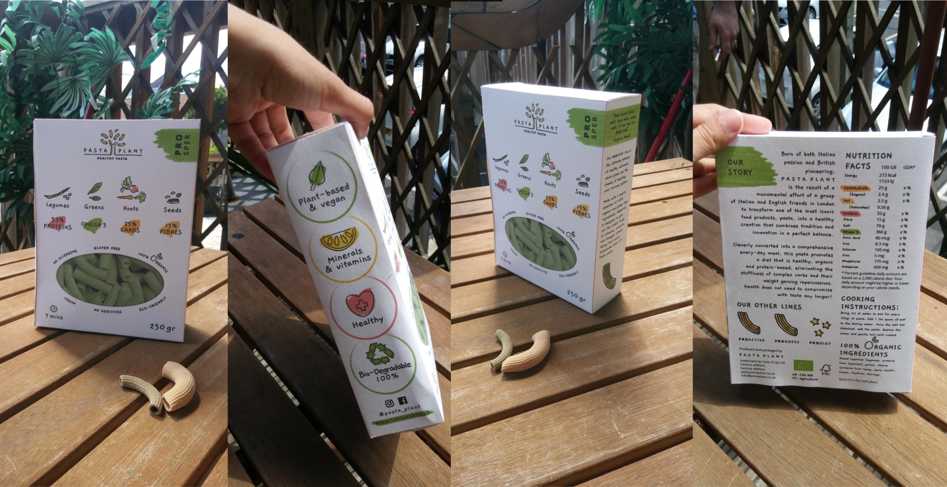 Pasta Plant food brand identity design — packaging