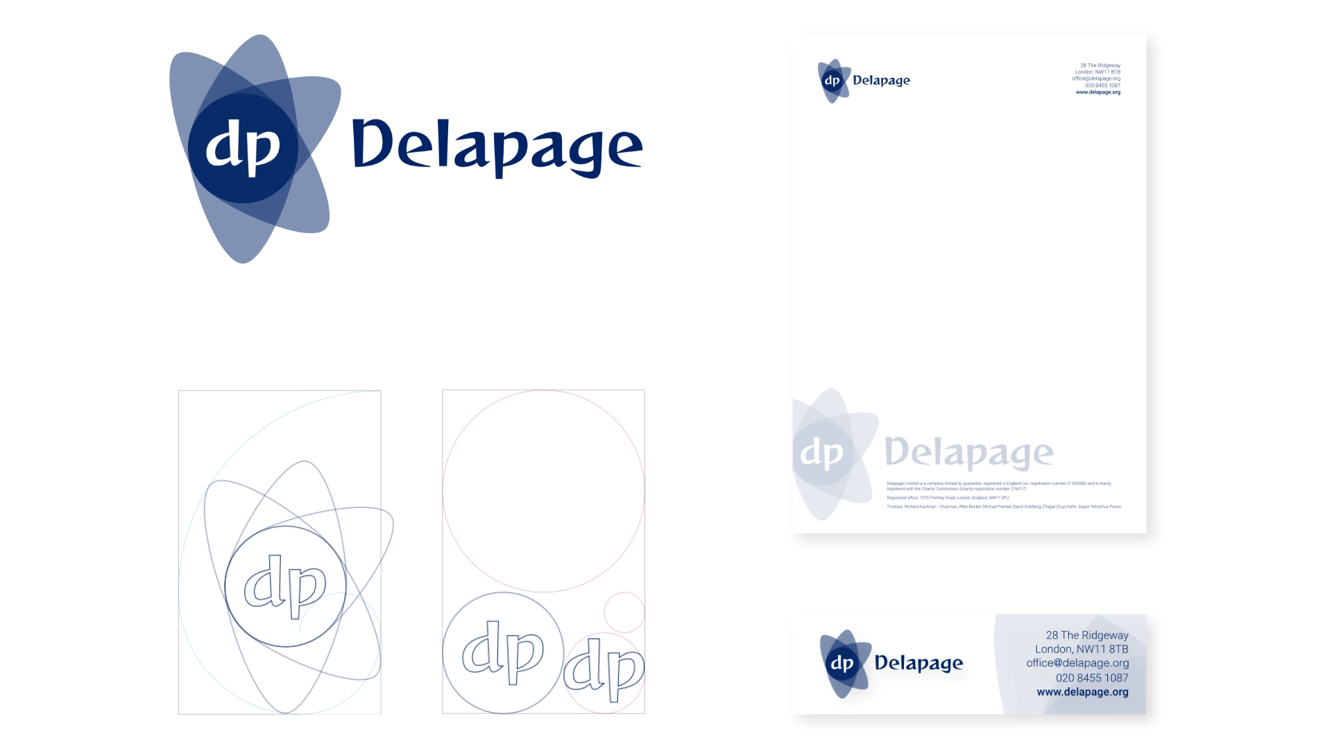 Delapage: Logo Design, Letterhead, E-mail Signature
